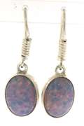 Created Opal Drop Earrings