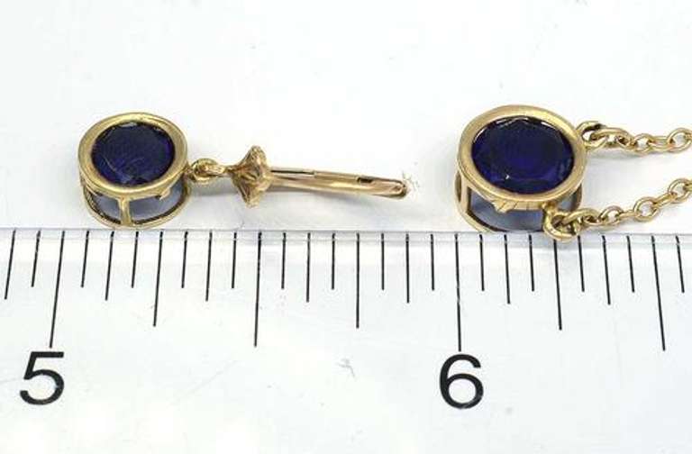 Beautiful Understated Sapphire Necklace and Earrings