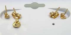 Lot of 2 Pairs and 1 Earring, Tanzanite & Ruby