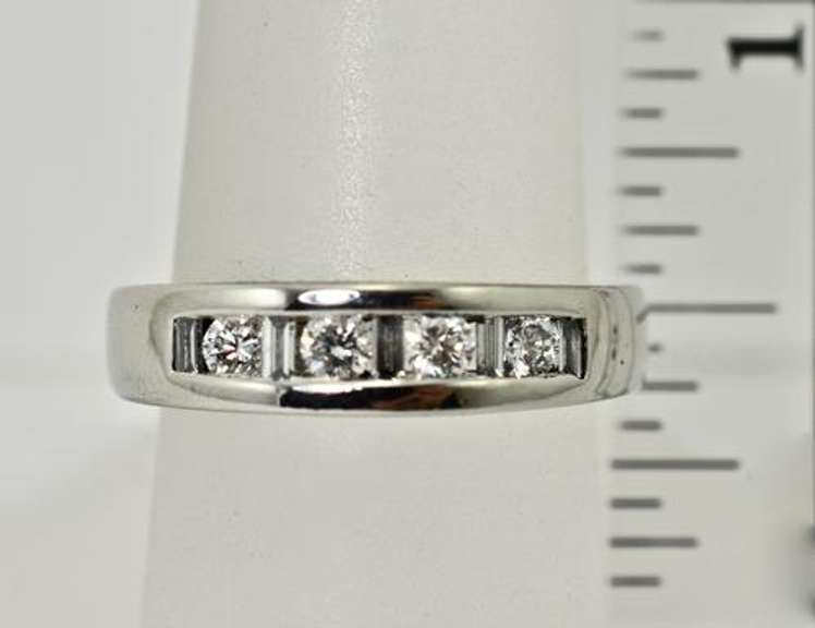 Classic Platinum and Diamond Band