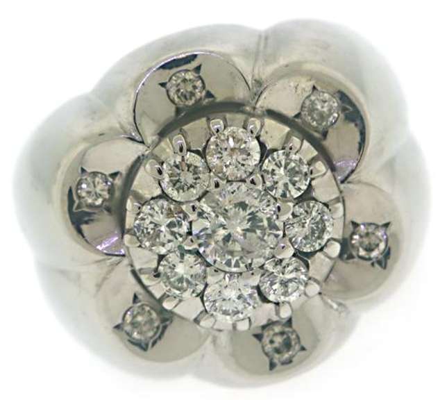 Gents Diamond Cluster Ring