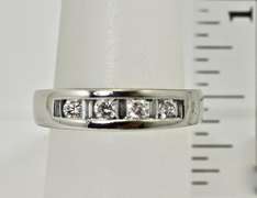 Classic Platinum and Diamond Band