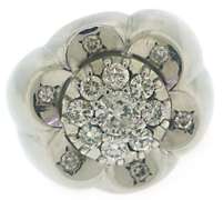 Gents Diamond Cluster Ring