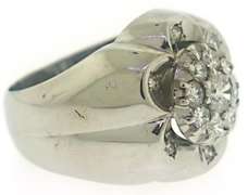 Gents Diamond Cluster Ring