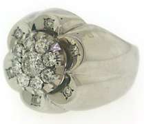 Gents Diamond Cluster Ring