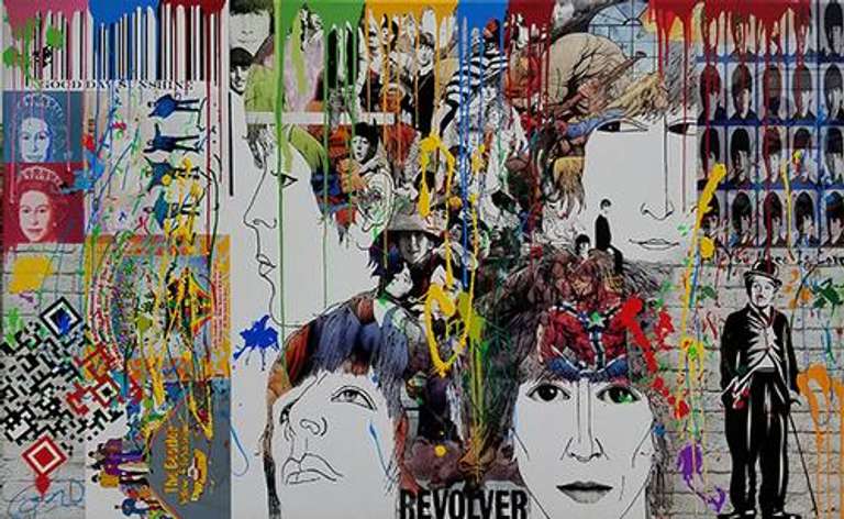 Stunning Oliver Neilson Original Mixed Media