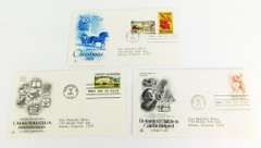 5 Official 1974 1st Day Issue Covers