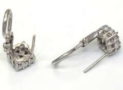 Bright 0.33CTW Diamond Cluster Earrings