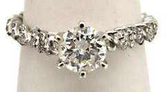 14KT WHITE GOLD 1.15 CTW DIAMOND RING