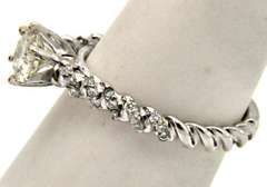 14KT WHITE GOLD 1.15 CTW DIAMOND RING