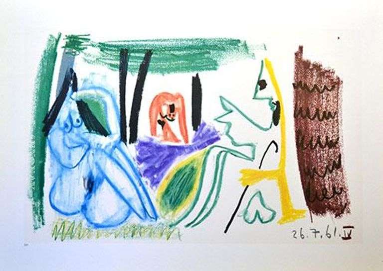 Pablo Picasso, From 'Les Dejeuners' Suite Pablo Picasso From 'Les Dejeuners' Suite