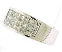 Gorgeous Invisible Set Diamond Ring