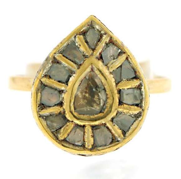 Polki Slice Diamond Ring