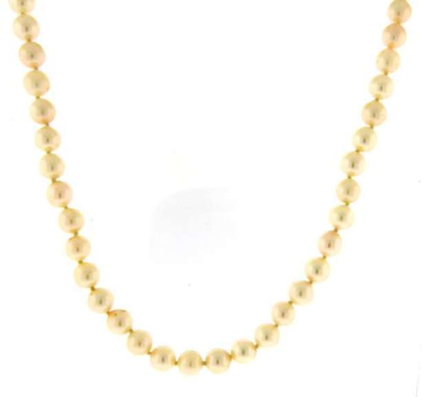 Classic 14kt YG Pearl Strand Necklace