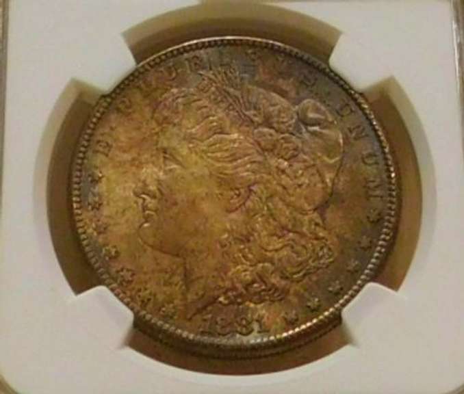 1881-S Morgan Dollar  NGC  MS-63