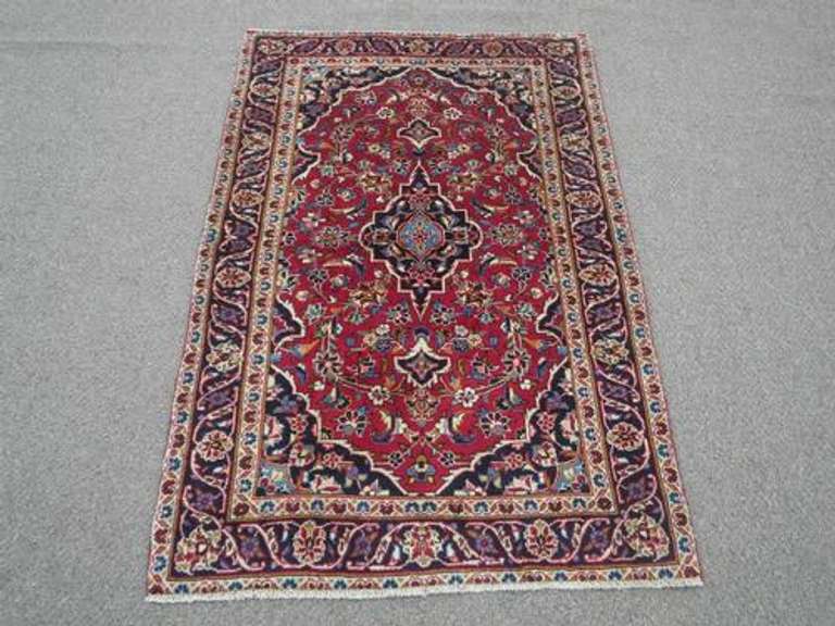 Semi Antique Persian Kashan 3.1x4.9