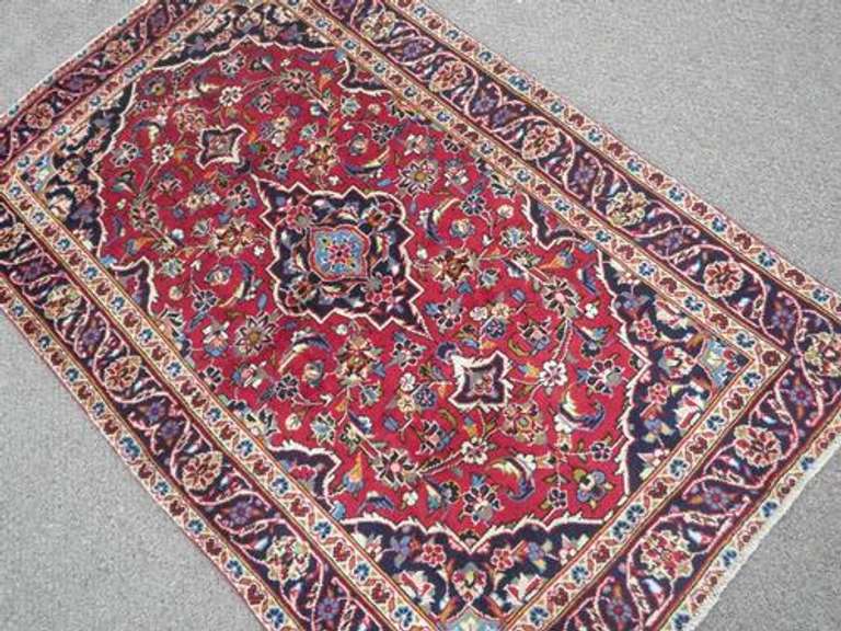 Semi Antique Persian Kashan 3.1x4.9