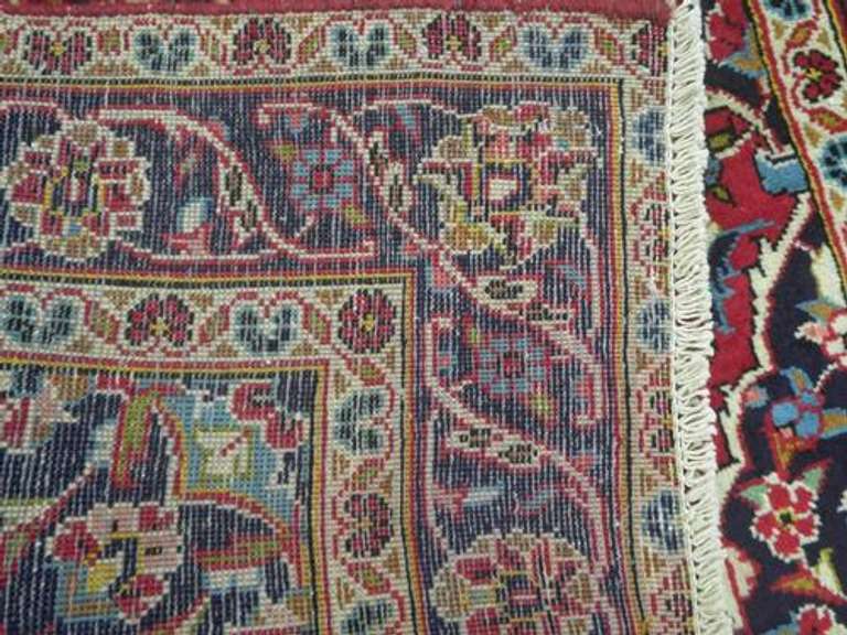 Semi Antique Persian Kashan 3.1x4.9