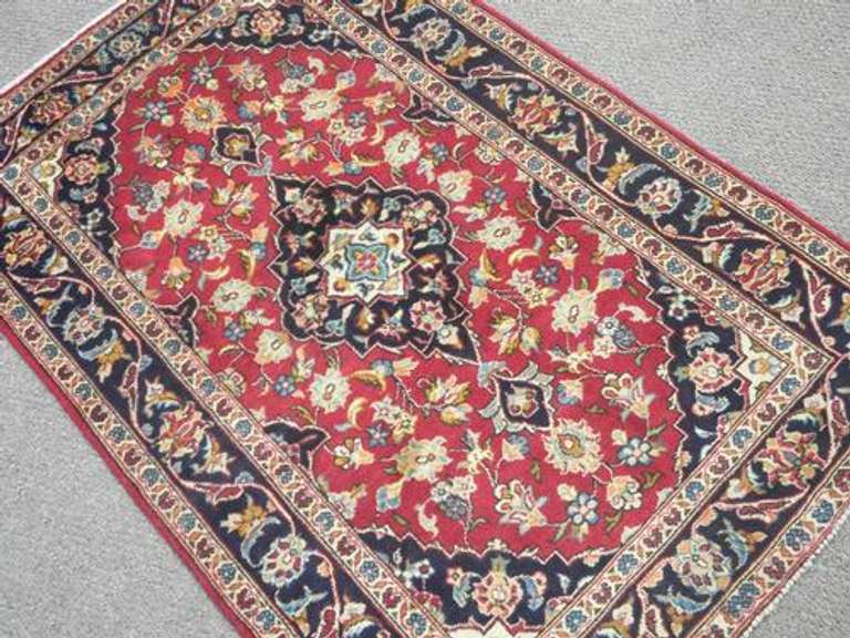 Semi Antique Persian Kashan 3.4x5.1