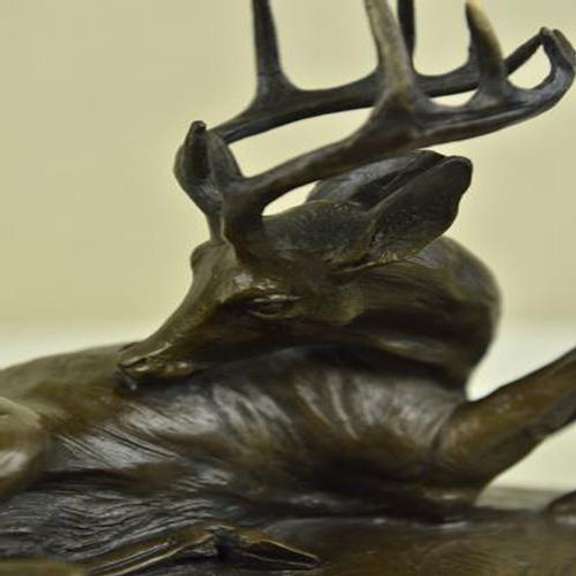 Trophy Antelope Buck Bronze Sculpture