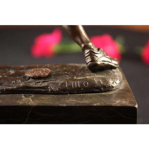 Tennis Player Bronze Sculpture