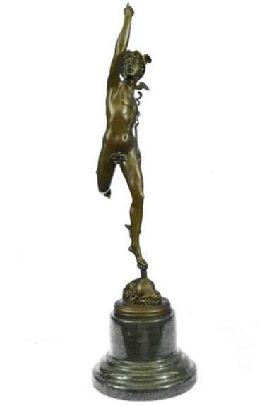 Stunning Mercury Hermes Bronze Figurine