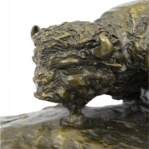 Buffalo Bronze Sculpture