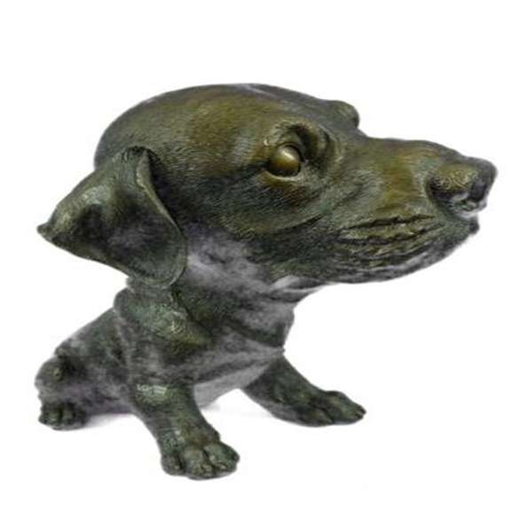 Adorable Labrador puppy Bronze Sculpture