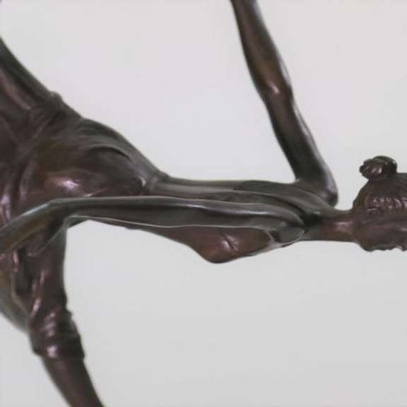 Special Patina Prima Ballerina Bronze Sculpture