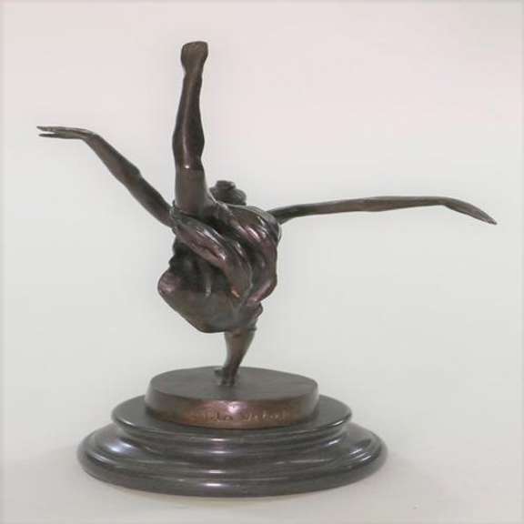 Special Patina Prima Ballerina Bronze Sculpture