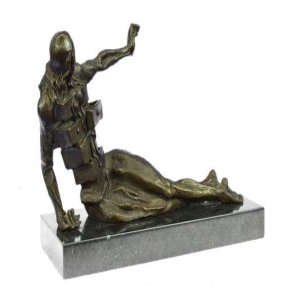 Modern Female Bronze Sculpture