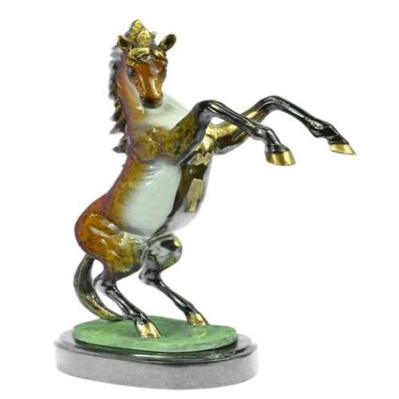 Stallion Horse Bronze Sculpture