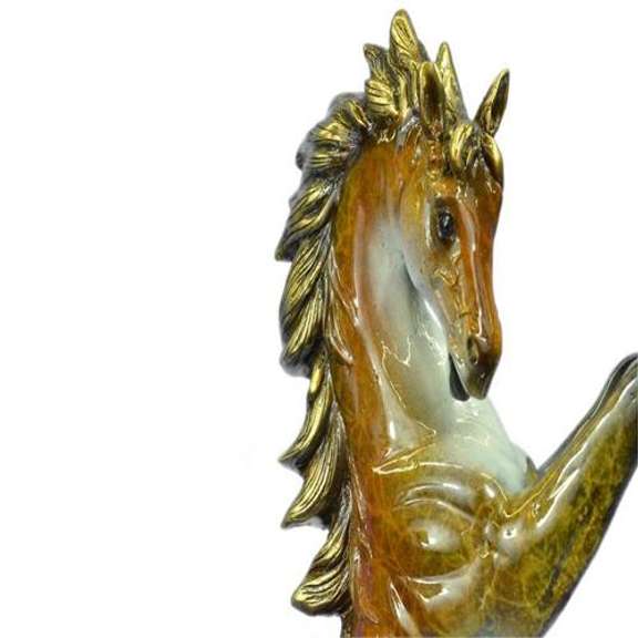 Stallion Horse Bronze Sculpture