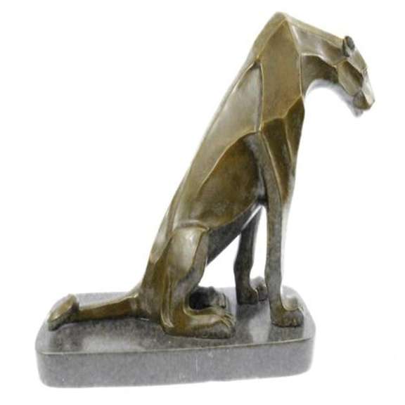 Hot Cast Cougar Bronze Sculpture