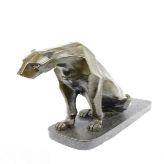 Hot Cast Cougar Bronze Sculpture