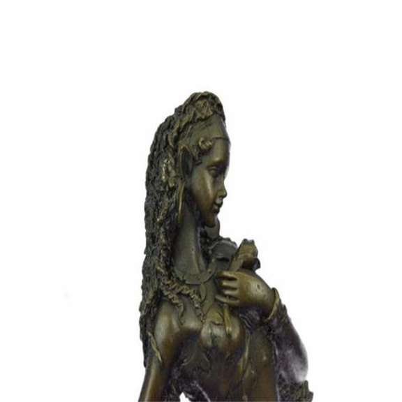 Sexy Nymph Goddess Bronze Sculpture