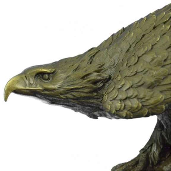 Falcon American Eagle Bronze Sculpture