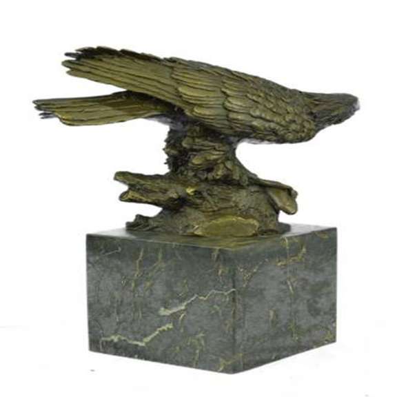 Falcon American Eagle Bronze Sculpture