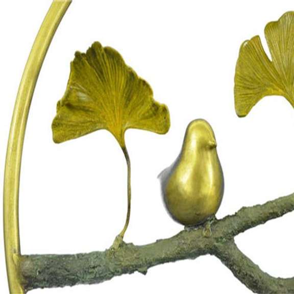 Multi Color Patina Love Birds Bronze Sculpture