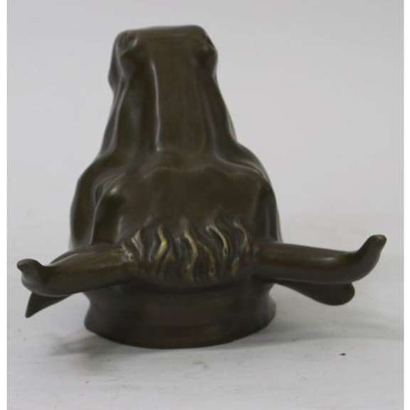 Male Bull Wall Mont Bronze Sculpture