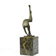 Bronze Ballerina Figure