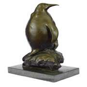 Emperor Penguin Family Bronze Sculpture