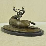 Trophy Antelope Buck Bronze Sculpture