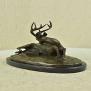 Trophy Antelope Buck Bronze Sculpture