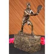 Tennis Player Bronze Sculpture