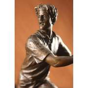 Tennis Player Bronze Sculpture
