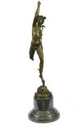 Stunning Mercury Hermes Bronze Figurine