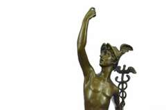 Stunning Mercury Hermes Bronze Figurine