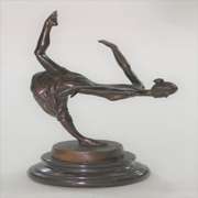 Special Patina Prima Ballerina Bronze Sculpture