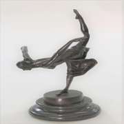 Special Patina Prima Ballerina Bronze Sculpture
